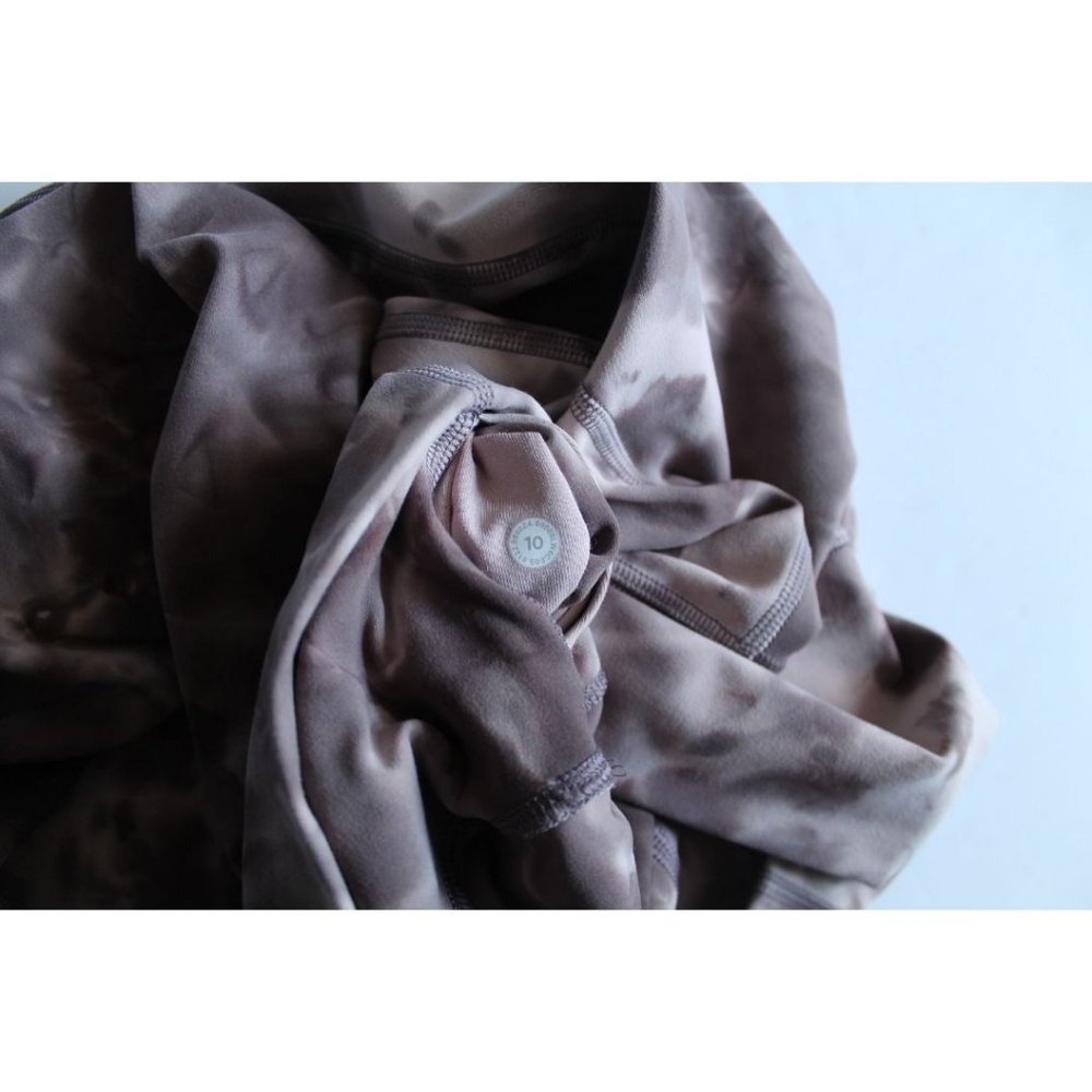 Lululemon Align High-Rise Crop 23" Diamond Dye Lunar Rock Shadow Grey Size 10 - Picture 7 of 11